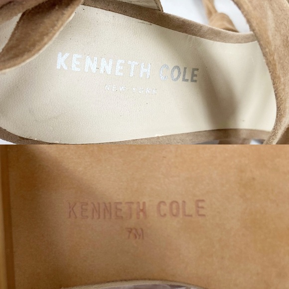Kenneth Cole Tan Suede Sandals Size 7M - Picture 9 of 10